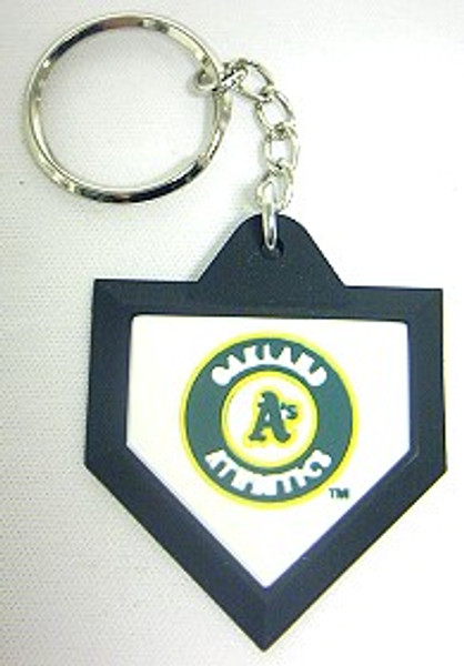 Oakland Athletics Keychain - Home Plate