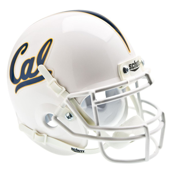 California Golden Bears Schutt Mini Helmet - Alternate Helmet #1, White