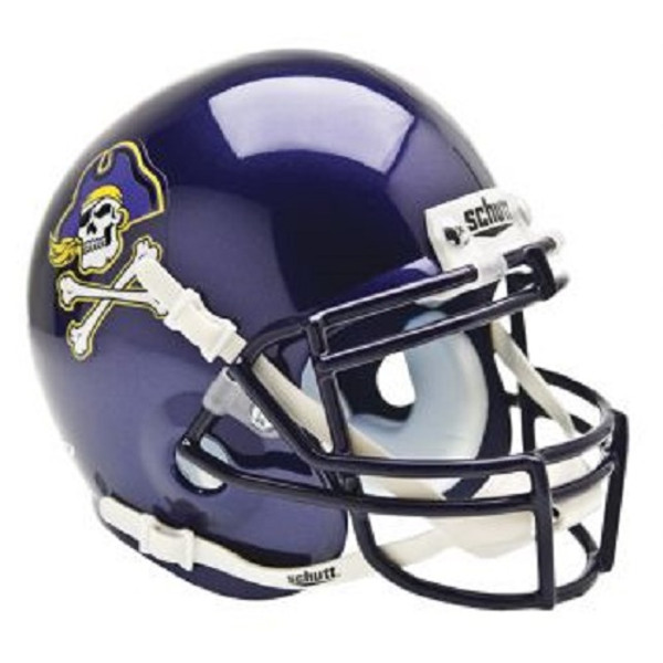 East Carolina Pirates Helmet Schutt Replica Mini