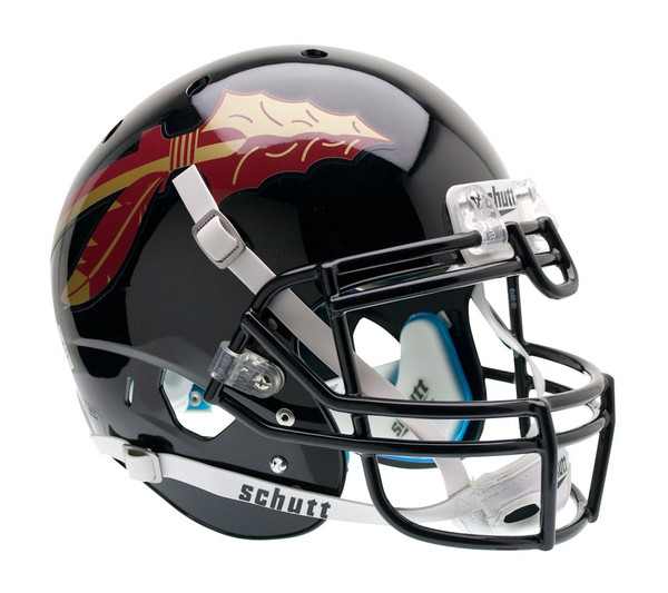 Florida State Seminoles Schutt Authentic XP Full Size Helmet - Black Alternate Helmet #1