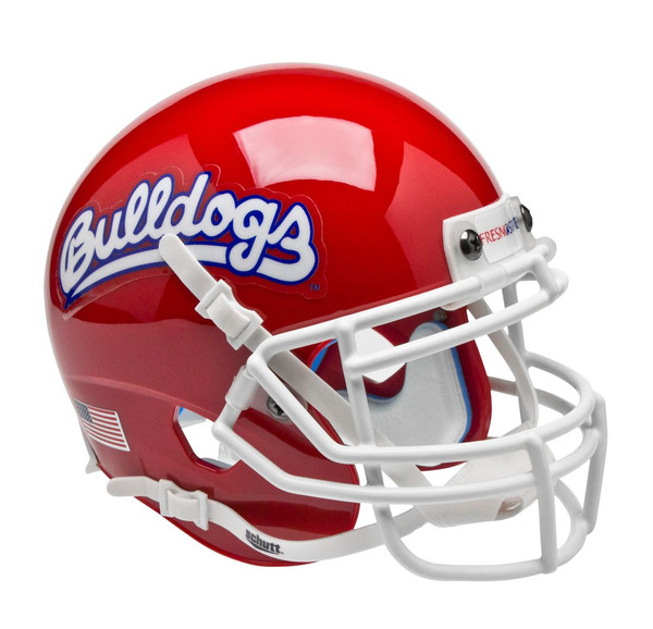 Fresno State Bulldogs Schutt Mini Helmet - Alternate Helmet #1