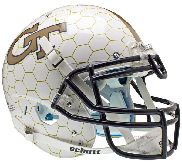 Georgia Tech Yellow Jackets Schutt XP Authentic Full Size Helmet - Honey Comb