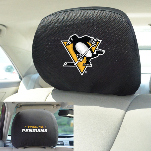 NHL - Pittsburgh Penguins Head Rest Cover 10"x13"