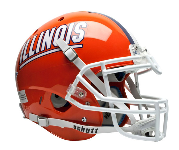 Illinois Fighting Illini Schutt XP Authentic Full Size Helmet