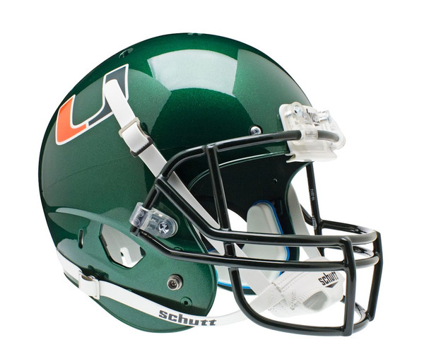 Miami Hurricanes Schutt XP Full Size Replica Helmet - Alternate Helmet #1