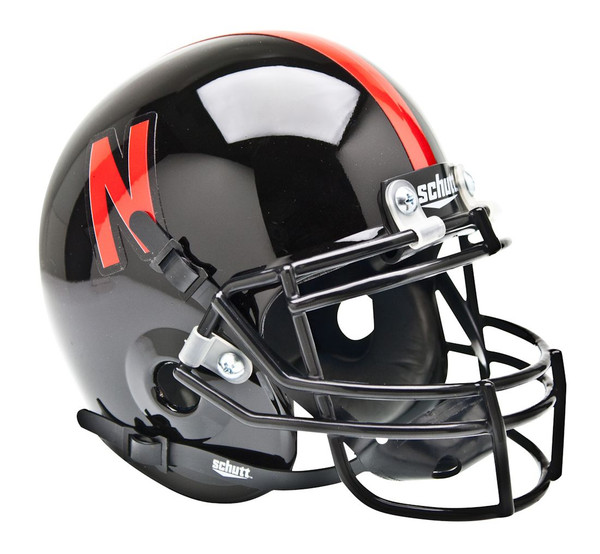 Nebraska Cornhuskers Schutt Mini Helmet - Black Alternative
