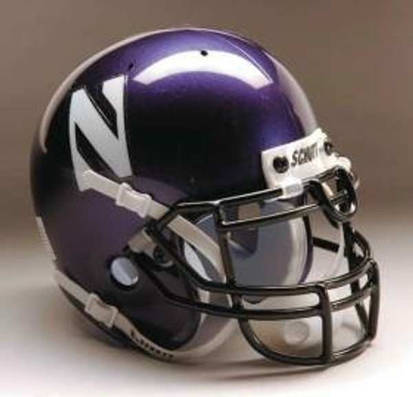 Northwestern Wildcats Schutt Authentic Full Size Helmet