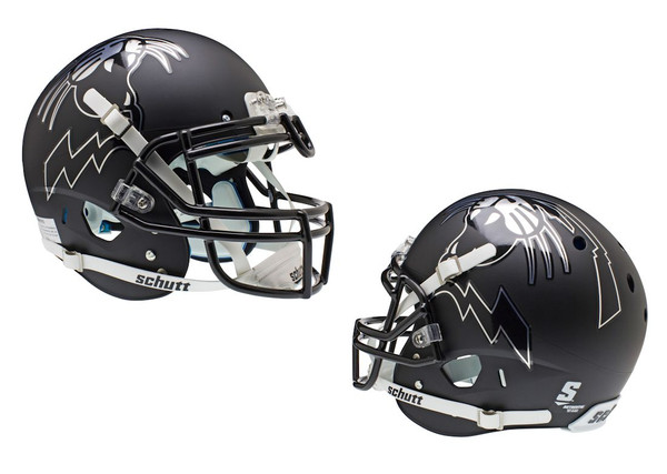Northwestern Wildcats Schutt XP Authentic Full Size Helmet - Matte Black Alternative #2