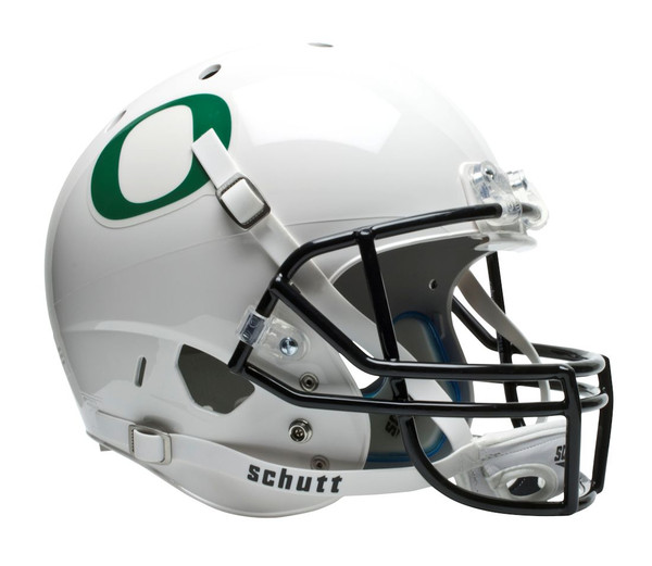 Oregon Ducks Schutt XP Full Size Replica Helmet - White w/DG Decal Alternate Helmet #1