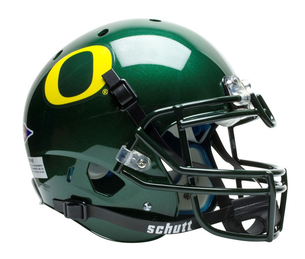 Oregon Ducks Schutt Authentic XP Full Size Helmet - Green Alternate