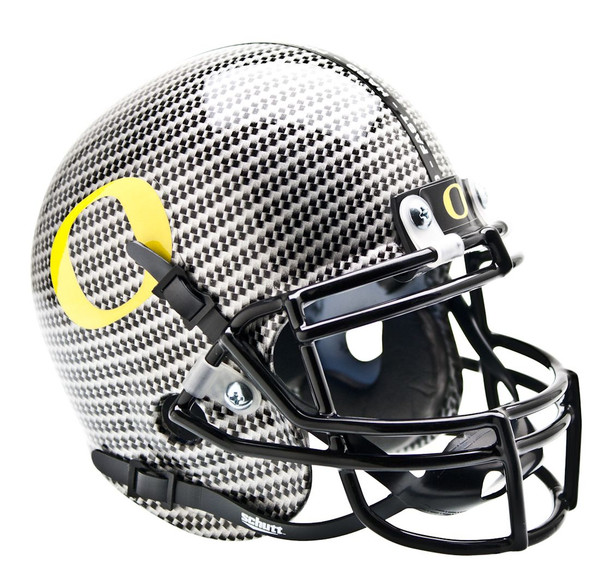 Oregon Ducks Schutt Authentic XP Full Size Helmet - Carbon Fiber Alternate Helmet #4