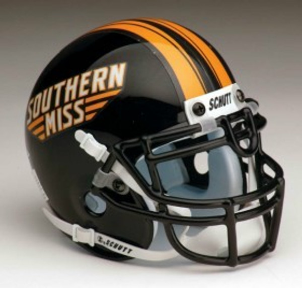 Southern Mississippi Golden Eagles Schutt Authentic Full Size Helmet