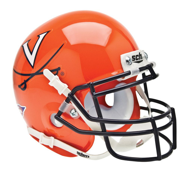 Virginia Cavaliers Schutt Mini Helmet - Orange Alternative #1