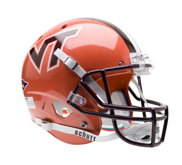 Virginia Tech Hokies Schutt XP Full Size Replica Helmet - Alternate Helmet #4, Orange
