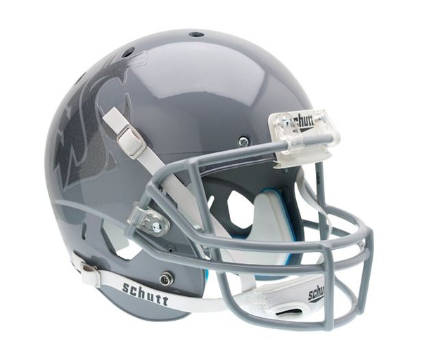 Washington State Cougars Schutt XP Full Size Replica Helmet - Gray Alternate Helmet #1