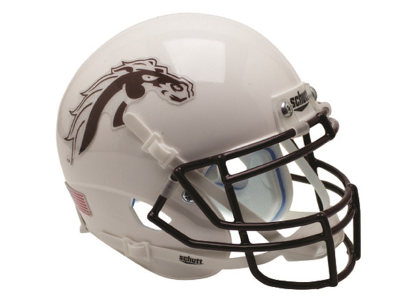 Western Michigan Broncos Helmet - Schutt XP Authentic Full Size - Alt 1 - White