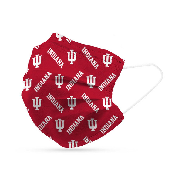 Indiana Hoosiers Face Mask Disposable 6 Pack
