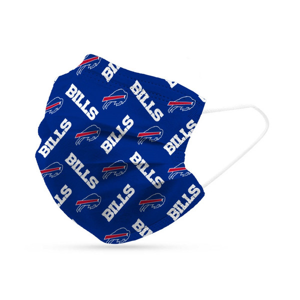 Buffalo Bills Face Mask Disposable 6 Pack