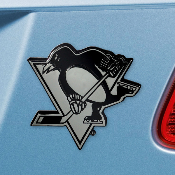 NHL - Pittsburgh Penguins Chrome Emblem 2.9"x3"