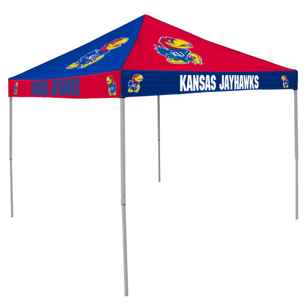 Kansas Jayhawks Tent - Checkerboard Style
