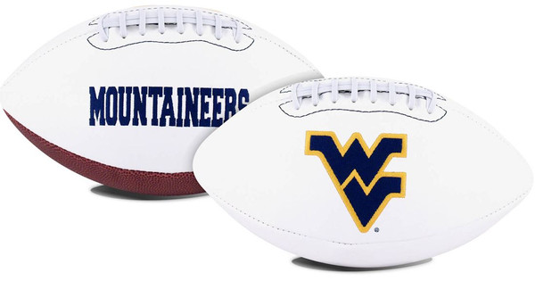 West Virginia Mountaineers Football Full Size Embroidered Signature Series