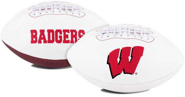 Wisconsin Badgers Football Full Size Embroidered Signature Series