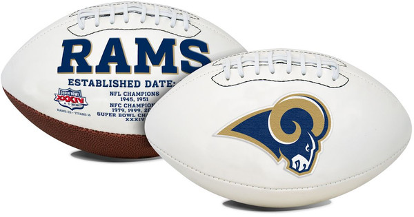 Los Angeles Rams Football Full Size Embroidered Signature Series