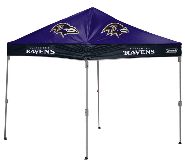 Baltimore Ravens Tent - 10'x10' Straight Leg Canopy