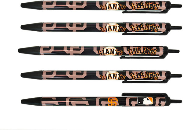 San Francisco Giants Click Pens 5 Pack