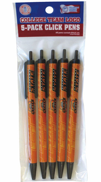 Oklahoma State Cowboys Click Pens 5 Pack