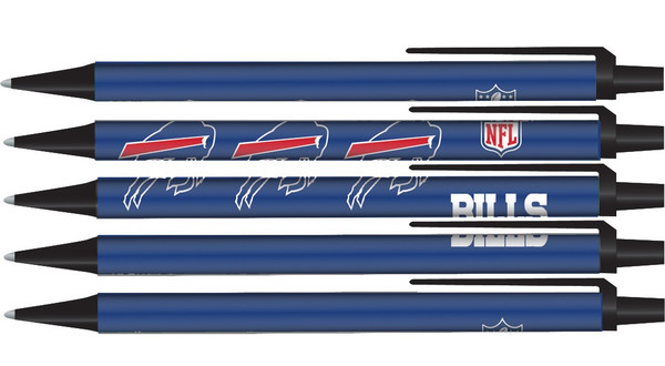 Buffalo Bills Pens Click Style 5 Pack