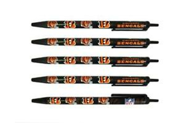 Cincinnati Bengals Click Pens 5 Pack