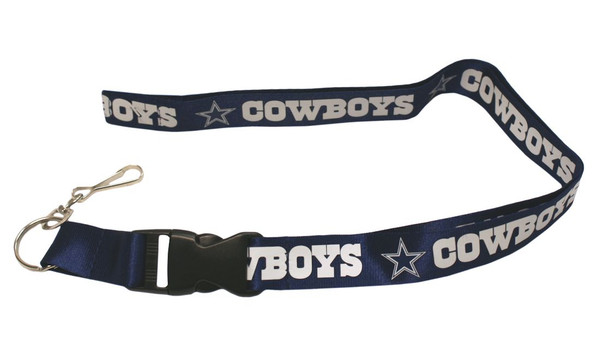 Dallas Cowboys Lanyard - Breakaway with Key Ring - Navy