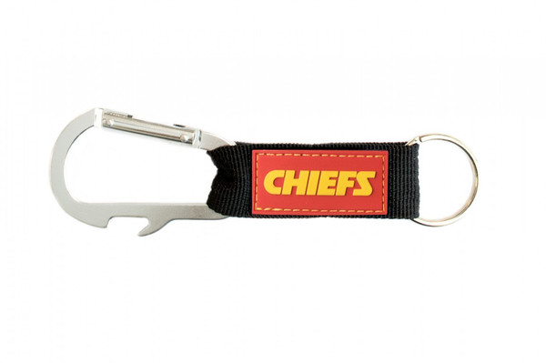 Kansas City Chiefs Keychain Carabiner Style