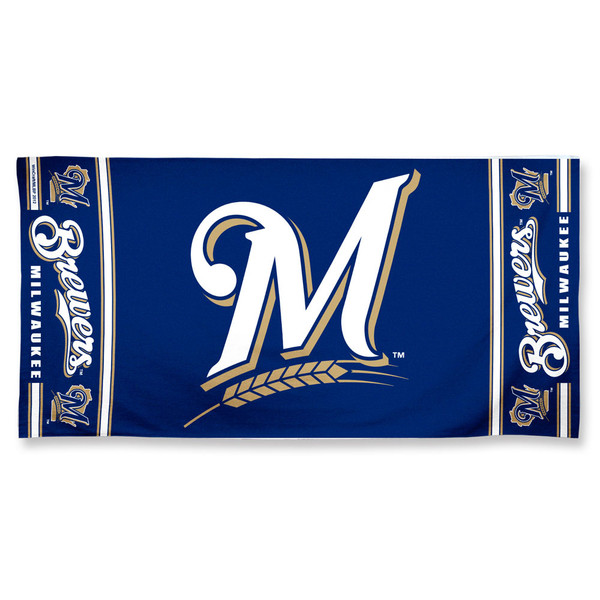 Milwaukee Brewers Towel 30x60 Beach Style