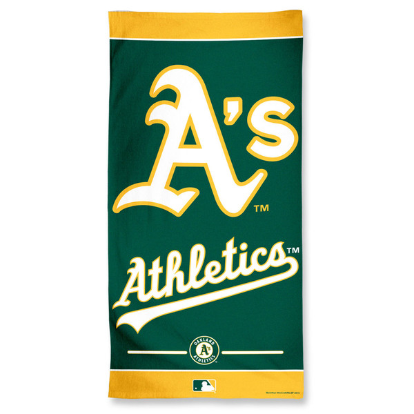 Oakland Athletics Towel 30x60 Beach Style