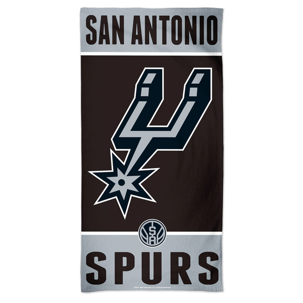 San Antonio Spurs Towel 30x60 Beach Style