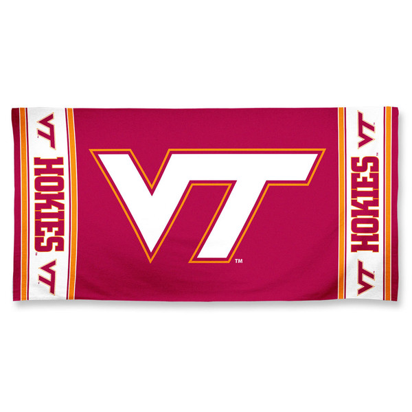 Virginia Tech Hokies Towel 30x60 Beach Style