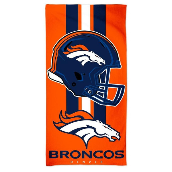 Denver Broncos Towel 30x60 Beach Style