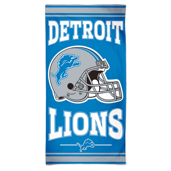 Detroit Lions Towel 30x60 Beach Style