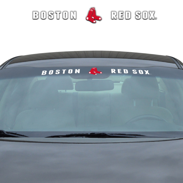 Boston Red Sox Windshield Decal Primary Logo and Team Wordmark