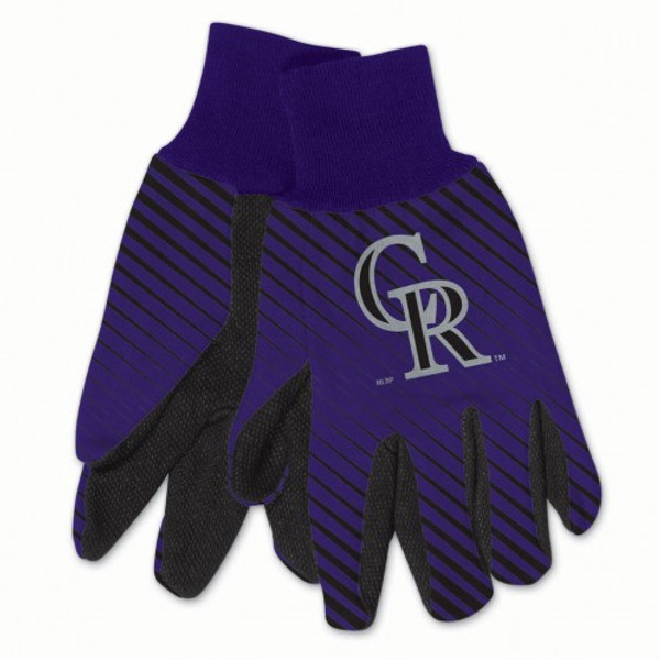 Colorado Rockies Two Tone Gloves - Adult Size