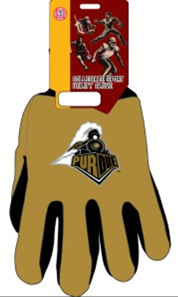 Purdue Boilermakers Two Tone Gloves - Adult