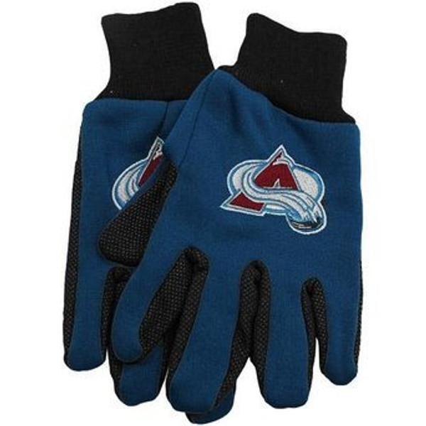 Colorado Avalanche Gloves Two Tone Style Adult Size