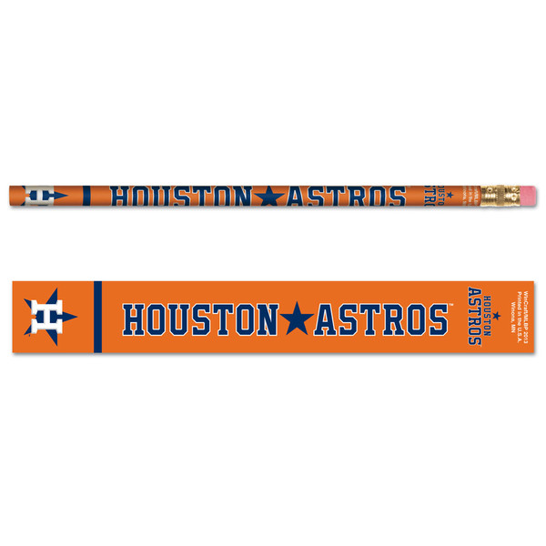 Houston Astros Pencil 6 Pack
