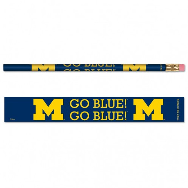 Michigan Wolverines Pencil 6 Pack