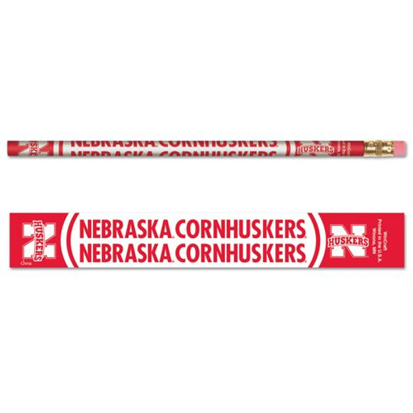 Nebraska Cornhuskers  Pencil 6 Pack