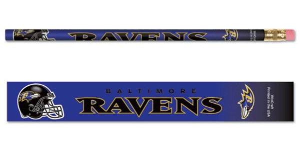 Baltimore Ravens Pencil 6 Pack