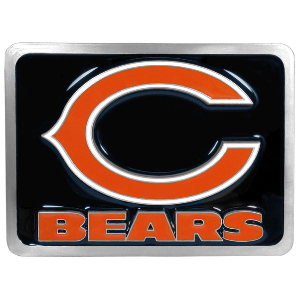 Chicago Bears Hitch Cover Class II and Class III Metal Plugs