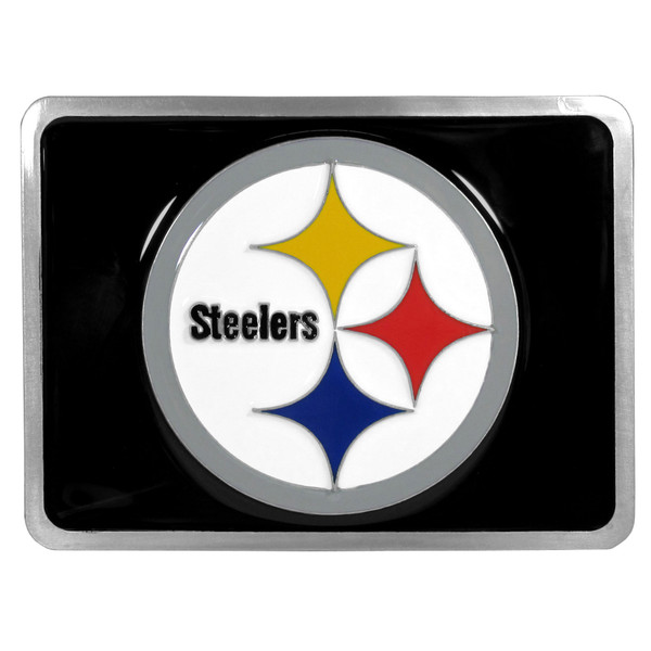 Pittsburgh Steelers Hitch Cover Class II and Class III Metal Plugs